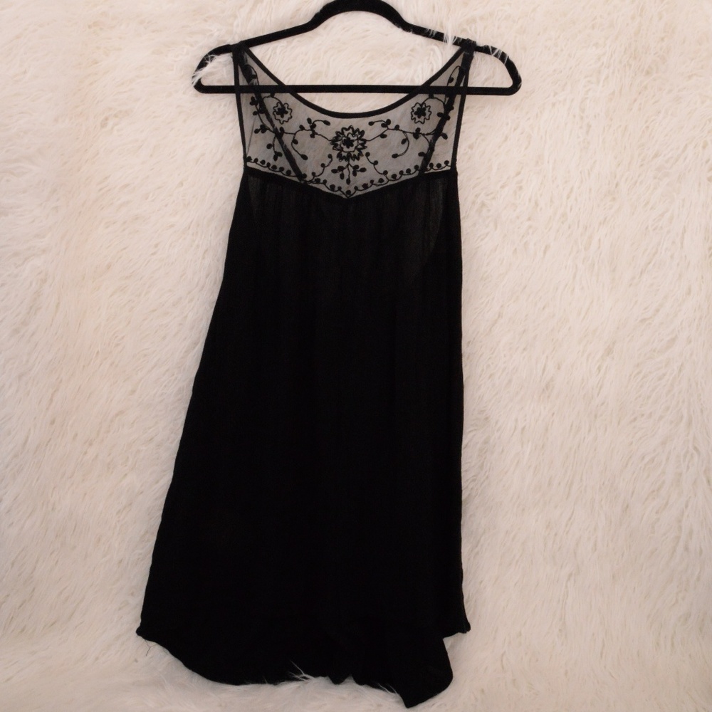 Black Forever 21 ROMPER Adjustable/Tie Straps-Sz M